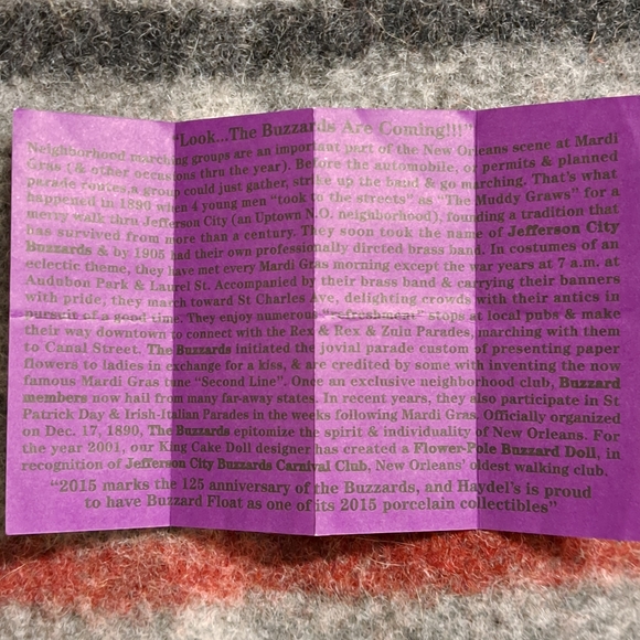 Pair Of Haydels King Cake Figurines - Picture 5 of 11